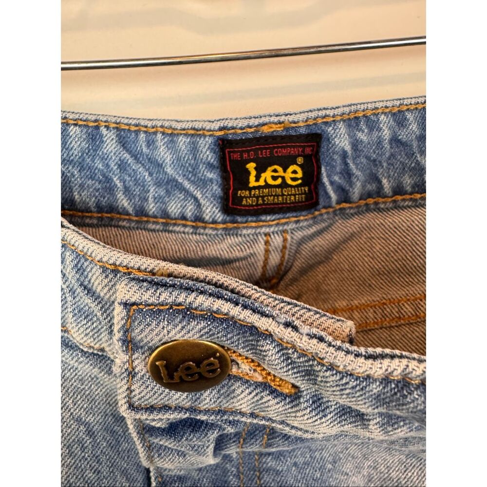 Lee Size 30 Embroidered Wide Flare Leg Jeans Daisy Boho Denim Free People - Picture 11 of 14